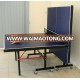 Indoor Single folding table Tennis table with wheels